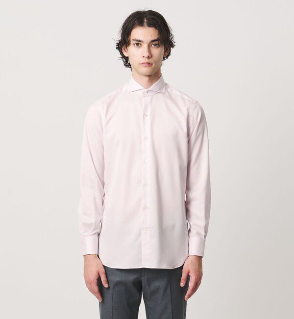 UNITED ARROWS「イージーケア AG パナマ カッタウェイカラー シャツ 抗菌防臭 通気性」|シャツ・ブラウス|