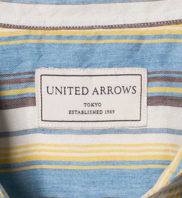 UNITED ARROWS「ALBINI アルビニ  マルチストライプ プルオーバー シャツ」|シャツ・ブラウス|