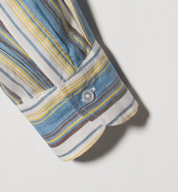UNITED ARROWS「ALBINI アルビニ  マルチストライプ プルオーバー シャツ」|シャツ・ブラウス|