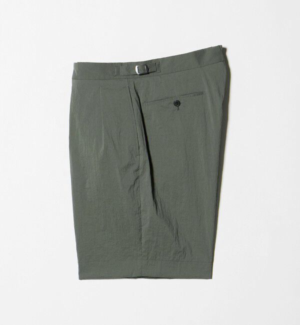 UNITED ARROWS「ワッシャーナイロン 2プリーツ サイドアジャスター ショーツ 撥水 ヨコストレッチ」|その他|
