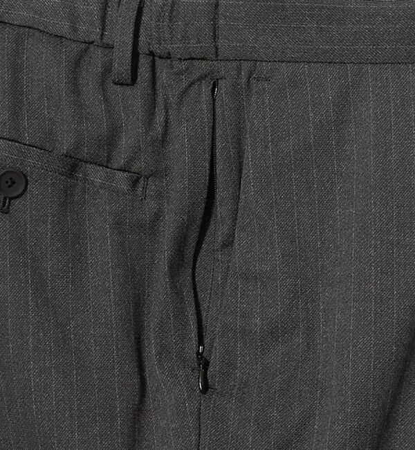 UNITED ARROWS「トリコット ストライプ ノープリーツ パンツ UA COZY ウォッシャブル ストレッチ 通気性」|スラックス|