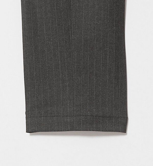 UNITED ARROWS「トリコット ストライプ ノープリーツ パンツ UA COZY ウォッシャブル ストレッチ 通気性」|スラックス|