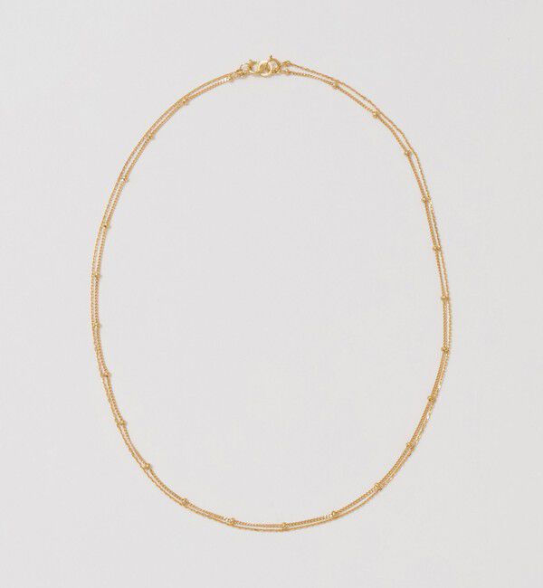 UNITED ARROWS「＜MARIHA＞S/R 2連 チェーンネックレス2」|ネックレス|