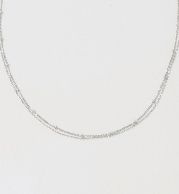 UNITED ARROWS「＜MARIHA＞S/R 2連 チェーンネックレス2」|ネックレス|SILVER