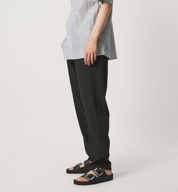 UNITED ARROWS「DotAir ドットエア １プリーツ テーパード パンツ 吸水速乾 タテストレッチ」|スラックス|