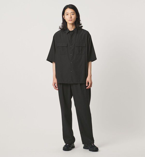 UNITED ARROWS「DotAir ドットエア ミリタリー ショートスリーブ シャツ 吸水速乾 タテストレッチ」|シャツ・ブラウス|