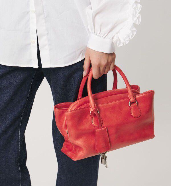 OSOI「＜OSOI＞ SHEEL BROT MINI バッグ A/RED」|ショルダー・メッセンジャー|