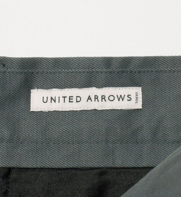 UNITED ARROWS「フィンクス/ジンバブエコットン ギャバピーチ ワイドパンツ」|チノ|