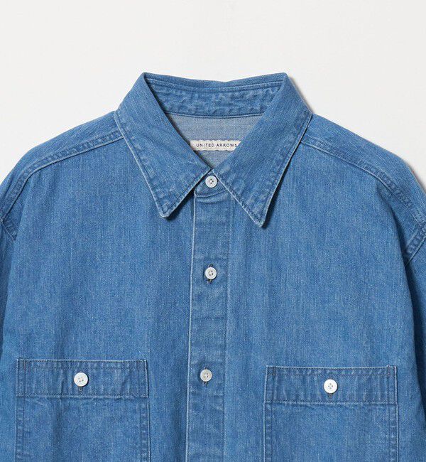 UNITED ARROWS「デニム オーバーシャツ「 SLOW &　」」|シャツ・ブラウス|