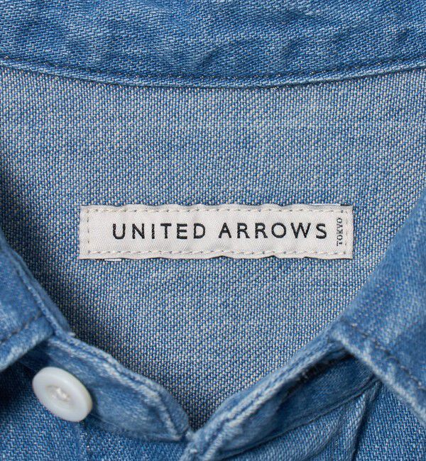 UNITED ARROWS「デニム オーバーシャツ「 SLOW &　」」|シャツ・ブラウス|