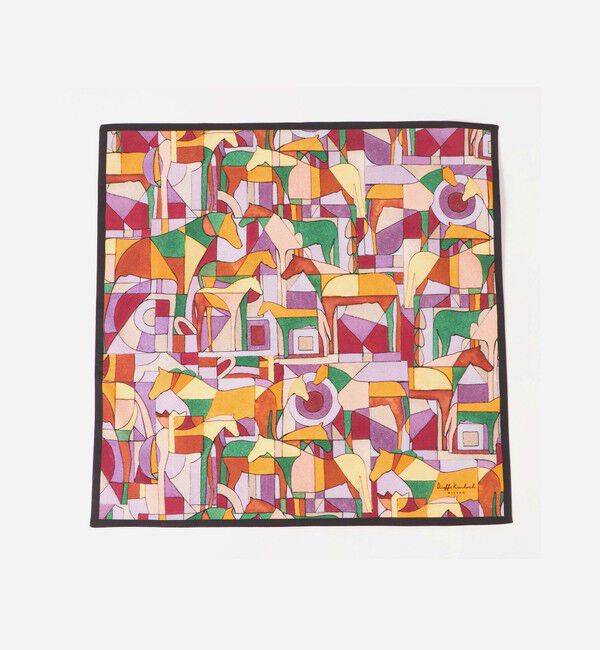 UNITED ARROWS「＜Dieffe Kinloch＞Horses/ハンカチ」|ハンカチ|