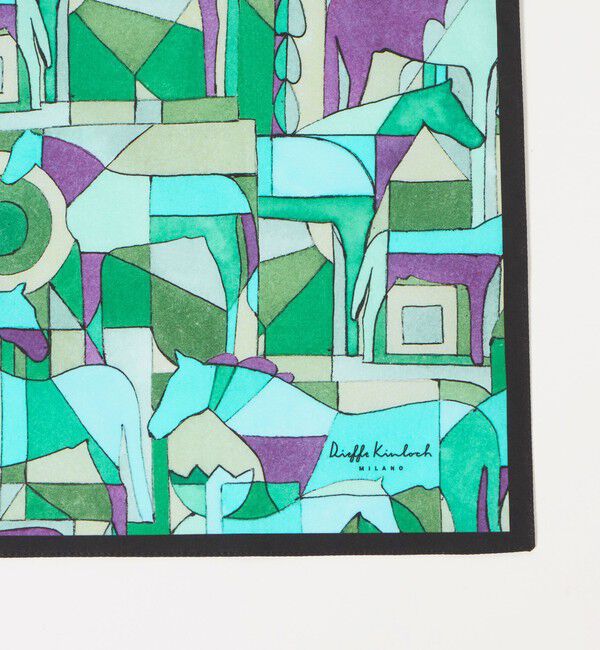 UNITED ARROWS「＜Dieffe Kinloch＞Horses/ハンカチ」|ハンカチ|