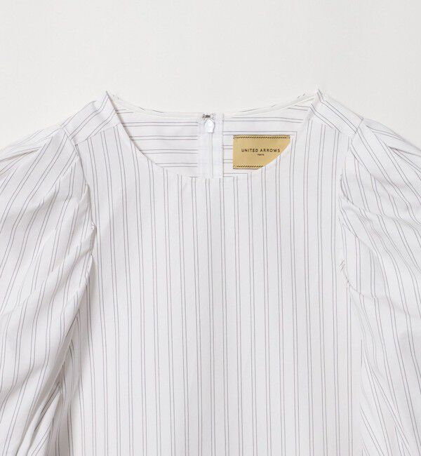 UNITED ARROWS「5分袖 コットン パプ ブラウス」|シャツ・ブラウス|