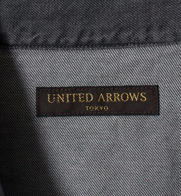 UNITED ARROWS「ブラックデニム ウエスタンシャツ」|シャツ・ブラウス|