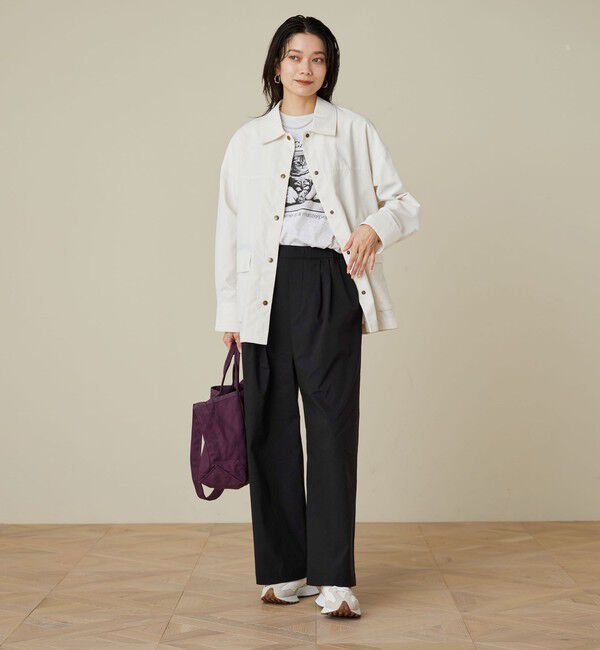 UNITED ARROWS green label relaxing「［size SHORT/TALLあり］オルマイ LI/MIX ワイド パンツ」|その他|