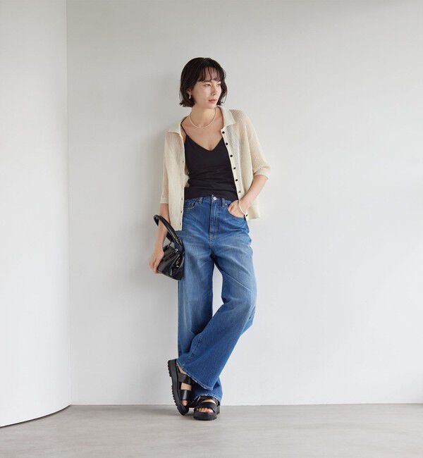 UNITED ARROWS green label relaxing「Vネックキャミソール / カップインナー」|キャミソール|
