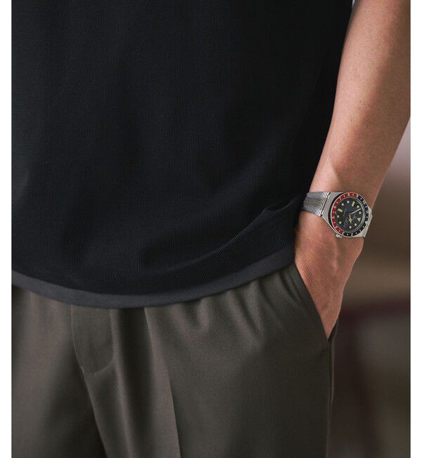 UNITED ARROWS green label relaxing「ピケ フェイクレイヤード クルーネック 半袖 Ｔシャツ」|Tシャツ・カットソー|
