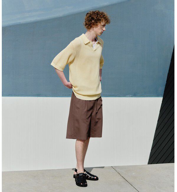 UNITED ARROWS green label relaxing「TR 和紙 2プリーツ ショート パンツ ショーツ」|その他|