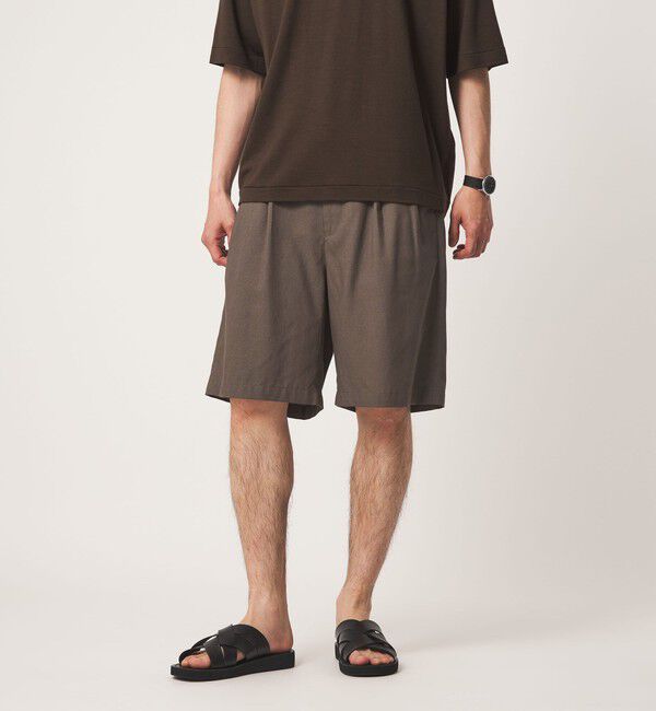 UNITED ARROWS green label relaxing「TR 和紙 2プリーツ ショート パンツ ショーツ」|その他|