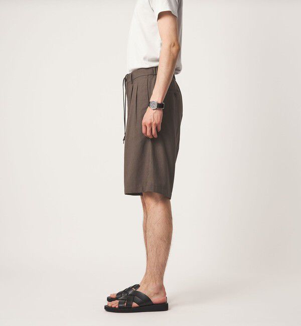 UNITED ARROWS green label relaxing「TR 和紙 2プリーツ ショート パンツ ショーツ」|その他|