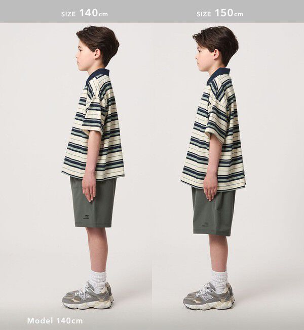 UNITED ARROWS green label relaxing「【スタメンシリーズ】ボーダー ポロシャツ  / キッズ  100cm-160cm」|Tシャツ・カットソー|