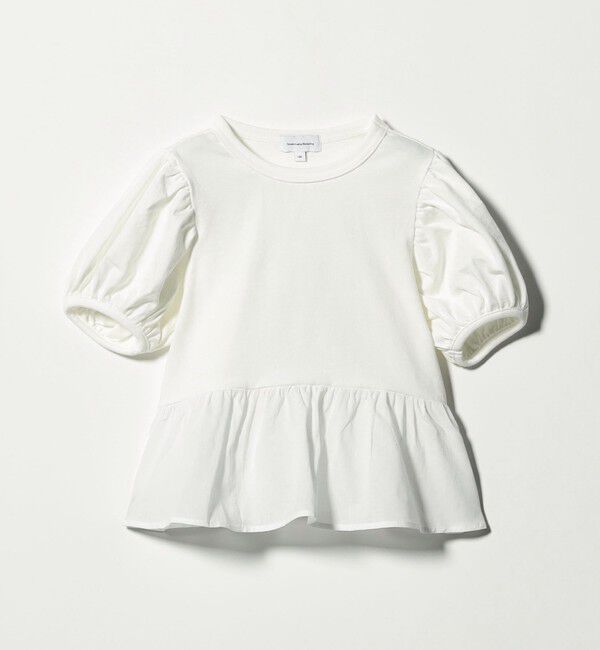 UNITED ARROWS green label relaxing「【スタメンシリーズ】パフスリーブ Tシャツ / キッズ  100cm-160cm」|Tシャツ・カットソー|