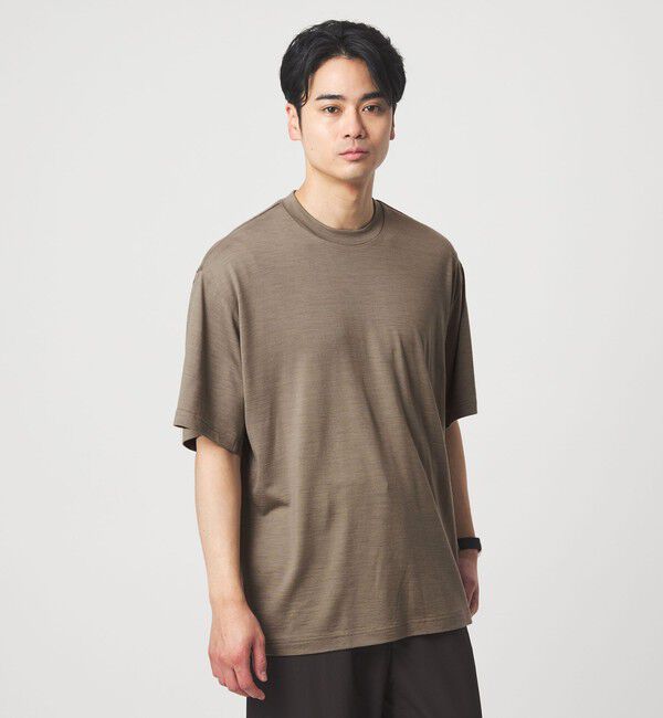 UNITED ARROWS green label relaxing「【別注】＜Marmot＞メリノウール 半袖 Tシャツ」|Tシャツ・カットソー|