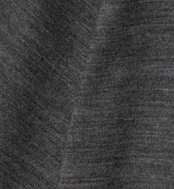 UNITED ARROWS green label relaxing「FINE BASIC ハシゴ Super100&rsquo;s ウール 半袖 Tシャツ」|Tシャツ・カットソー|