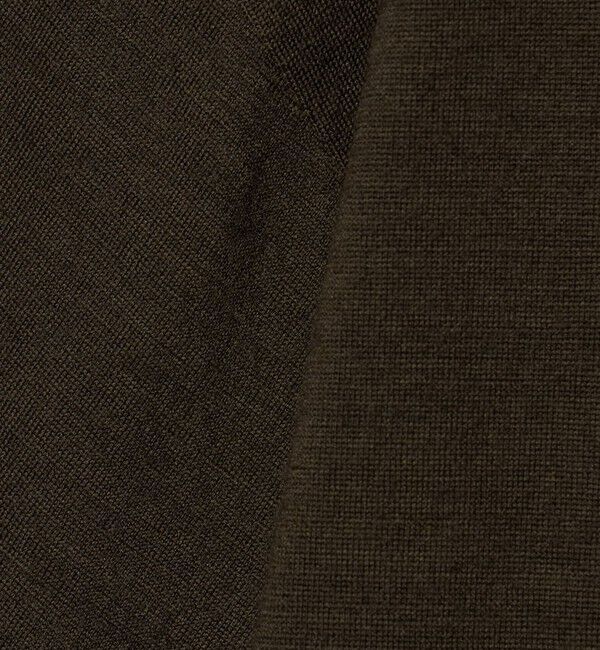 UNITED ARROWS green label relaxing「FINE BASIC ハシゴ Super100&rsquo;s ウール 半袖 Tシャツ」|Tシャツ・カットソー|