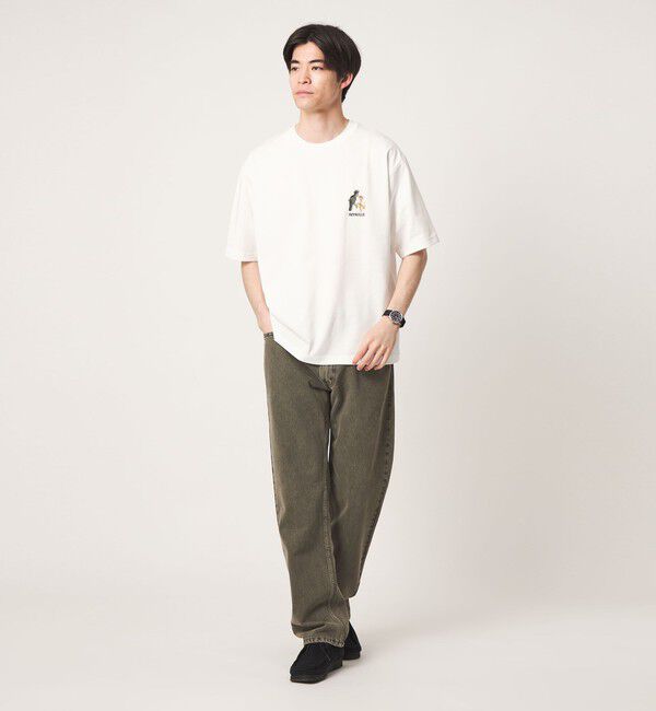 UNITED ARROWS green label relaxing「DEYROLLE GLR プリント クルーネック 半袖 Tシャツ」|Tシャツ・カットソー|