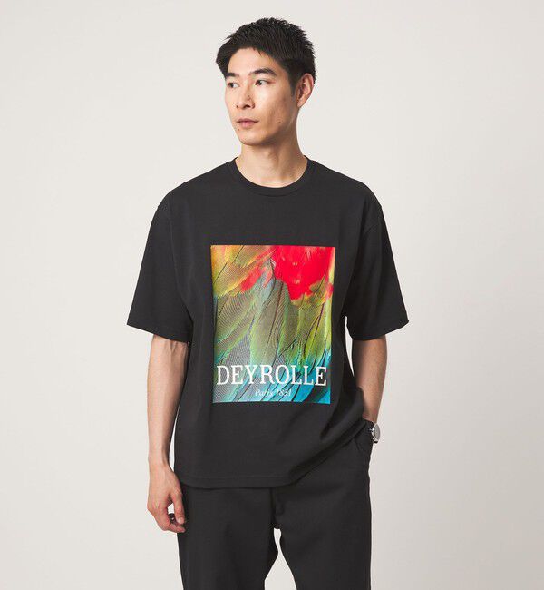UNITED ARROWS green label relaxing「DEYROLLE GLR プリント クルーネック 半袖 Tシャツ」|Tシャツ・カットソー|