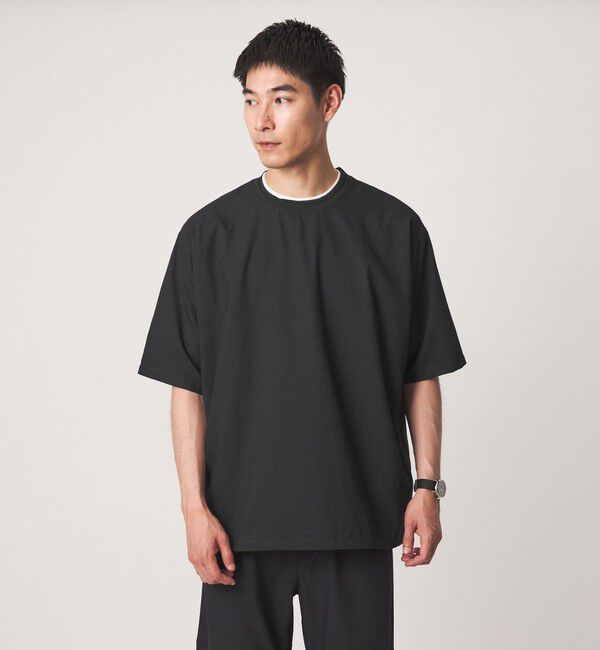 UNITED ARROWS green label relaxing「Dot Air ドローコード クルーネック 半袖 Tシャツ -ストレッチ-」|Tシャツ・カットソー|