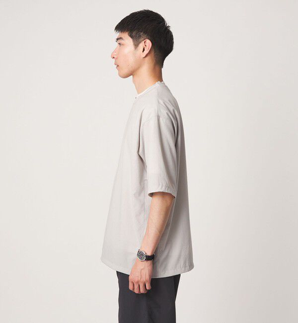 UNITED ARROWS green label relaxing「Dot Air ドローコード クルーネック 半袖 Tシャツ -ストレッチ-」|Tシャツ・カットソー|