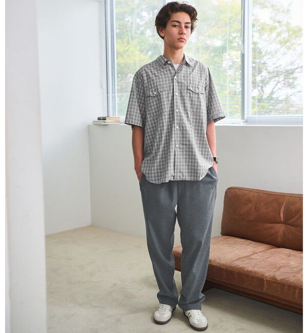 UNITED ARROWS green label relaxing「【別注】＜SMITH&rsquo;S AMERICAN＞チェック柄 半袖 シャツ」|シャツ・ブラウス|