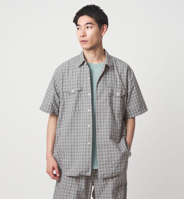 UNITED ARROWS green label relaxing「【別注】＜SMITH&rsquo;S AMERICAN＞チェック柄 半袖 シャツ」|シャツ・ブラウス|
