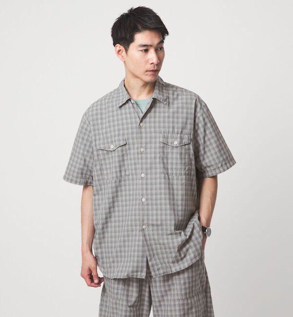 UNITED ARROWS green label relaxing「【別注】＜SMITH&rsquo;S AMERICAN＞チェック柄 半袖 シャツ」|シャツ・ブラウス|