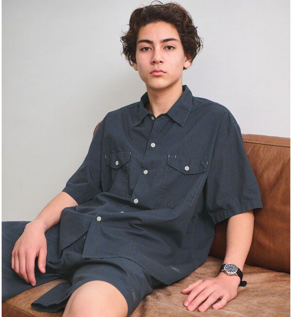 UNITED ARROWS green label relaxing「【別注】＜SMITH&rsquo;S AMERICAN＞チェック柄 半袖 シャツ」|シャツ・ブラウス|