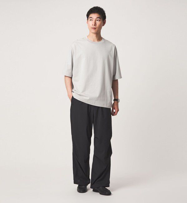 UNITED ARROWS green label relaxing「ドルマンスリーブ クルーネック 半袖Tシャツ -UVカット・接触冷感・遮熱-」|Tシャツ・カットソー|