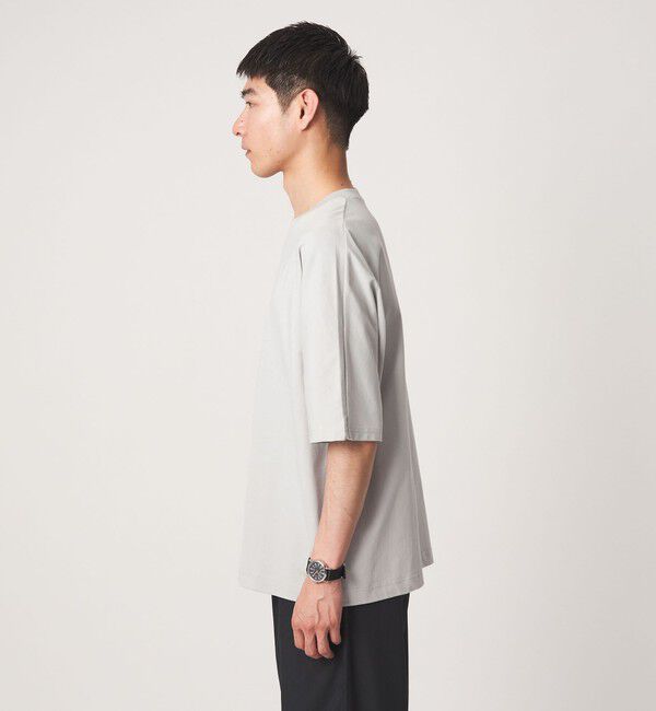 UNITED ARROWS green label relaxing「ドルマンスリーブ クルーネック 半袖Tシャツ -UVカット・接触冷感・遮熱-」|Tシャツ・カットソー|
