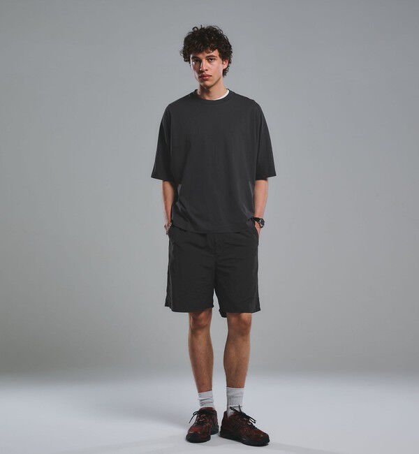 UNITED ARROWS green label relaxing「ドルマンスリーブ クルーネック 半袖Tシャツ -UVカット・接触冷感・遮熱-」|Tシャツ・カットソー|
