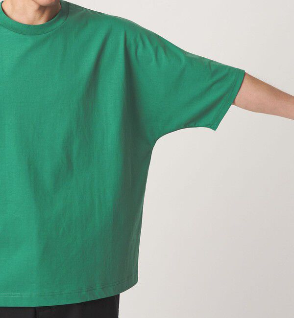 UNITED ARROWS green label relaxing「ドルマンスリーブ クルーネック 半袖Tシャツ -UVカット・接触冷感・遮熱-」|Tシャツ・カットソー|