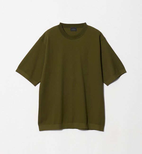 UNITED ARROWS green label relaxing「ニットライク カノコ クルーネック 半袖 Tシャツ」|Tシャツ・カットソー|