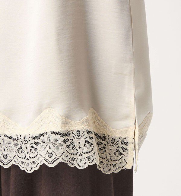 UNITED ARROWS green label relaxing「【WEB限定】＜at ease＞レースキャミ &times; Tシャツ セット」|Tシャツ・カットソー|