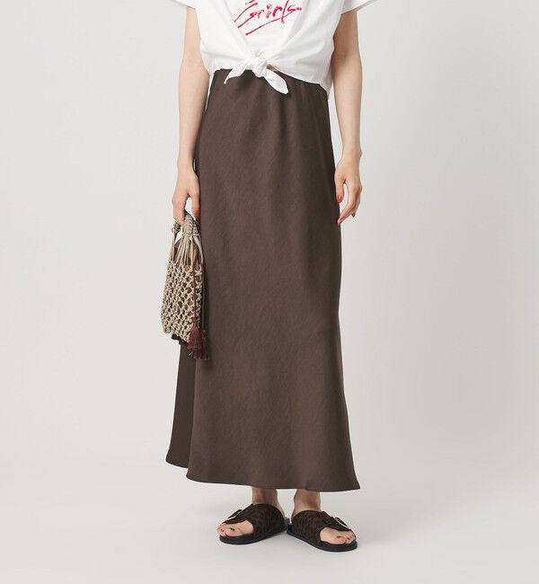 BEAUTY&YOUTH UNITED ARROWS「ポリエステルサテン マーメイドフレアスカート 」|スカート|