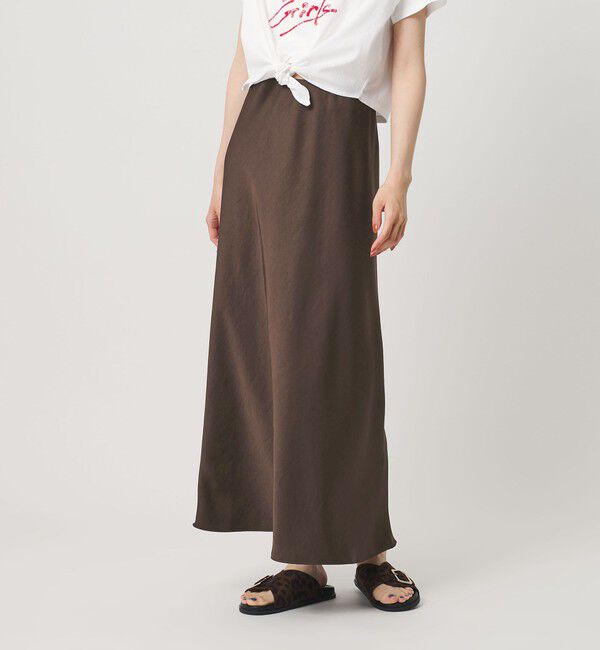 BEAUTY&YOUTH UNITED ARROWS「ポリエステルサテン マーメイドフレアスカート 」|スカート|