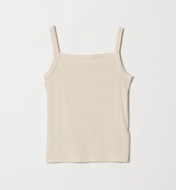 BEAUTY&YOUTH UNITED ARROWS「コットン パターンメッシュ キャミソール」|タンクトップ|