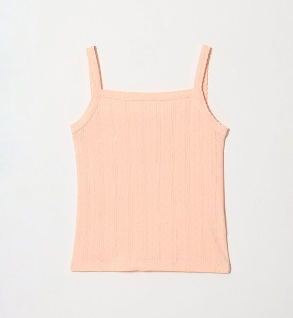 BEAUTY&YOUTH UNITED ARROWS「コットン パターンメッシュ キャミソール」|タンクトップ|