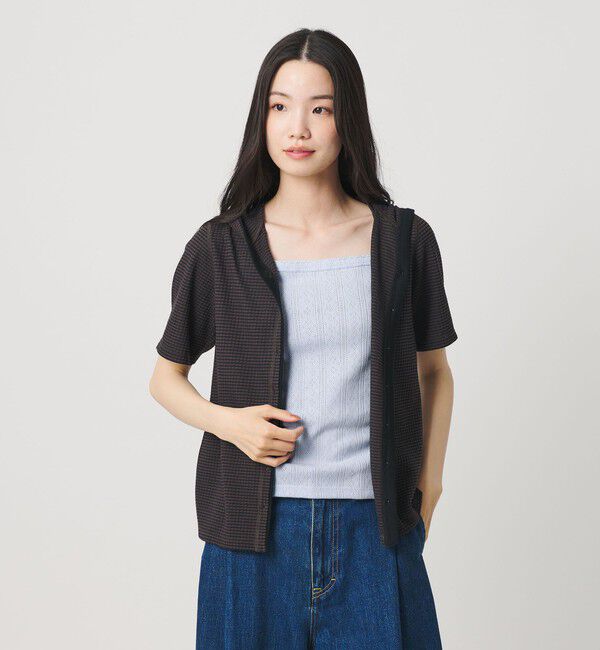BEAUTY&YOUTH UNITED ARROWS「コットン パターンメッシュ キャミソール」|タンクトップ|