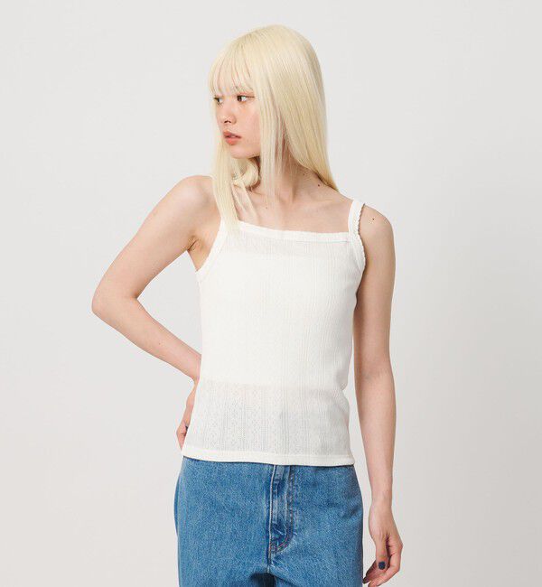 BEAUTY&YOUTH UNITED ARROWS「コットン パターンメッシュ キャミソール」|タンクトップ|その他1