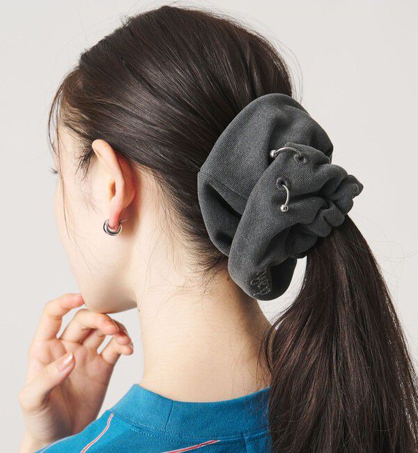 BEAUTY&YOUTH UNITED ARROWS「＜heyep＞スウェット ピアス シュシュ」|ヘアゴム・シュシュ|